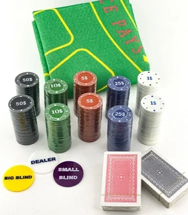 خرید ژتون پوکر 300تایی | باکیفیت برای بازی پوکر خانگی و تفریحات خانوادگی | گالری آرسا آرت