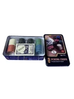 چیپ پوکر 80 تایی جعبه فلزی | گالری آرسا آرت