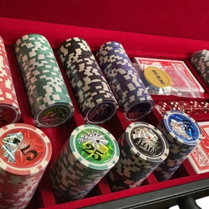 چیپ پوکر 500 تایی سرامیکی | ژتون پوکر 500 تایی | گالری آرسا آرت