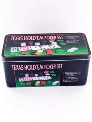 چیپ پوکر 200 تایی جعبه فلزی اقتصادی